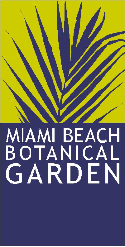 Miami beach botanical garden poster.